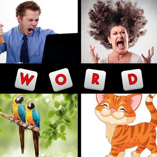 Pics to Word Puzzle-4 Pics Guess What's the 1 Word iOS App