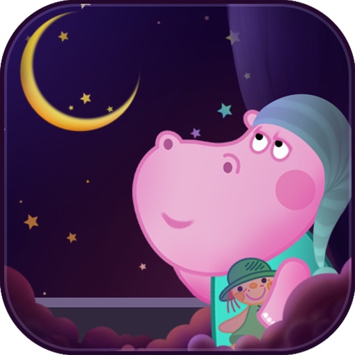 Good Night Hippo. Premium icon