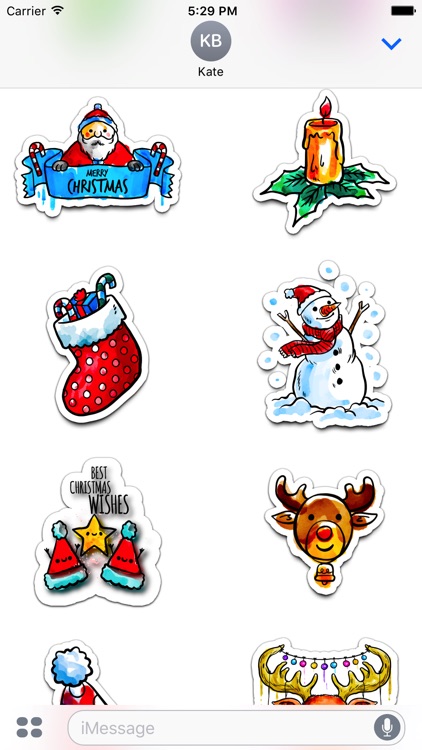 Watercolor Christmas Stickers Vol. 5 screenshot-3