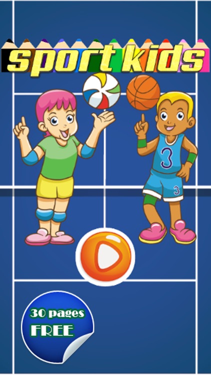 Sport Kids Coloring Pages : Coloring Learning Game