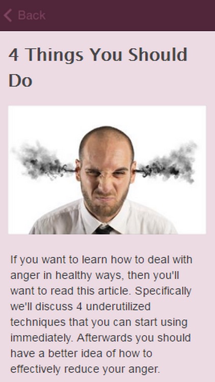 How To Deal With Anger