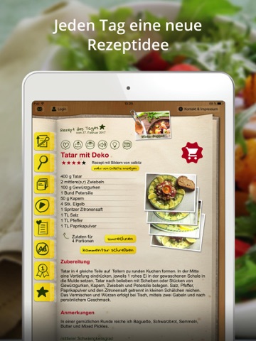 Kochrezepte.de - Über 75.000 Rezepte im Kochbuch screenshot 2