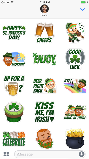 Irish Sticker Pack For St. Patrick's Day(圖2)-速報App