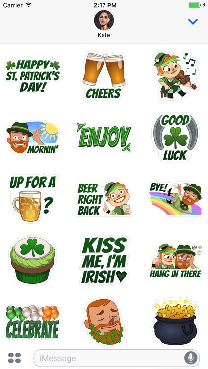 Irish Sticker Pack For St. Patrick's Day