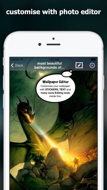 dragon wallpapers & wallpaper editor with stickers