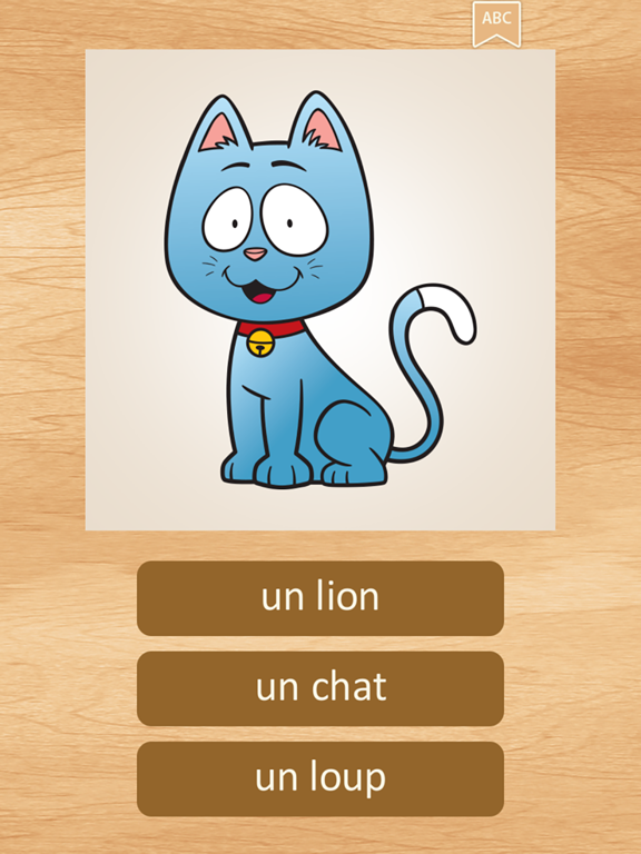 Игра Французский язык с животными