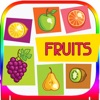 Icon ABC Alphabet Fruit-Veget Trace Flashcards for Kids