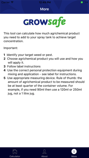 Knapsack or Handgun spray mix calculator(圖4)-速報App