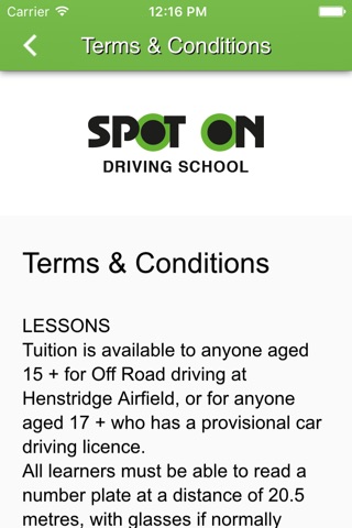 Spot On Driving School screenshot 3