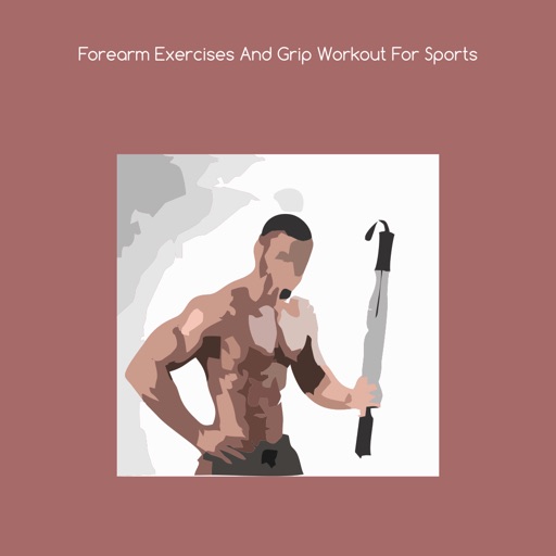 Forearm exercises and grip workout for sports icon