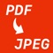 Icon PDF to JPEG / PNG