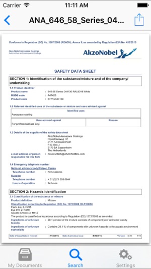 MSDS/TDS Library(圖3)-速報App