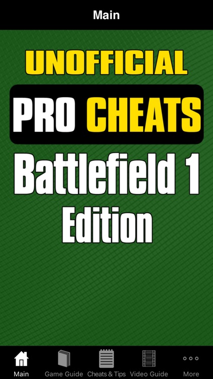Pro Cheats - Battlefield 1 Guide Edition