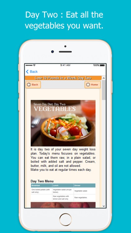 Lose 10 Pounds in a Week : 7 Day Diet Plan screenshot-3
