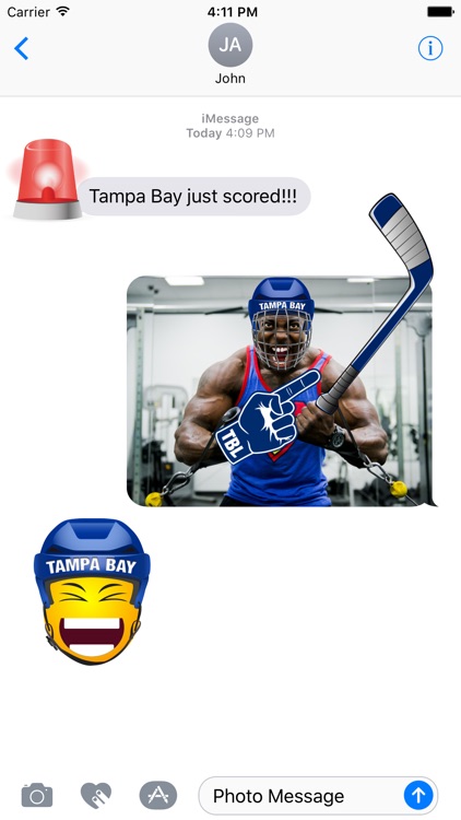 Tampa Bay Hockey Stickers & Emojis
