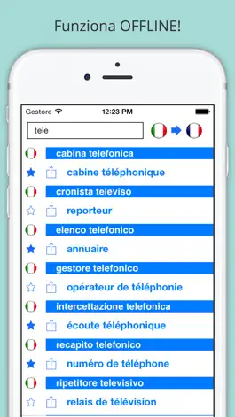 Game screenshot Offline French Italian Dictionary mod apk