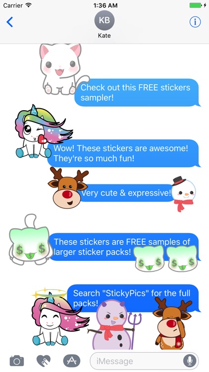 StickyPics Sticker Sampler