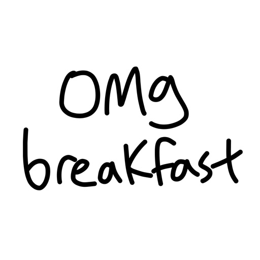 Breakfast sticker food drink stickers for iMessage icon