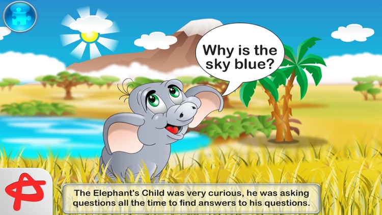 The Elephant's Child: Interactive Story Book