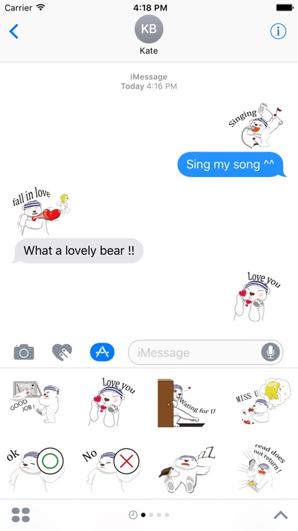 Teddy Bear - Cute Animal for iMessage