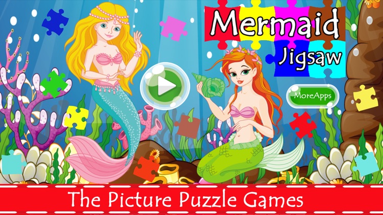 Mermaid Princess Jigsaw Puzzles Games For Kids