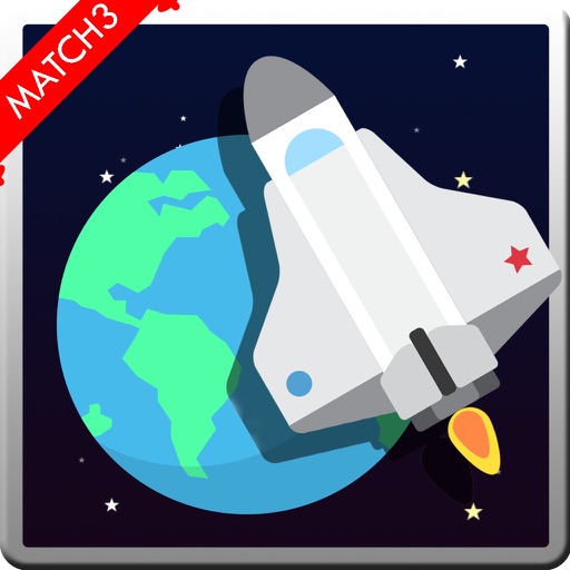 Match Space Planet Puzzle Adventure Icon