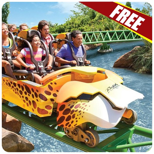 Roller Coaster Extreme Ride Park Icon