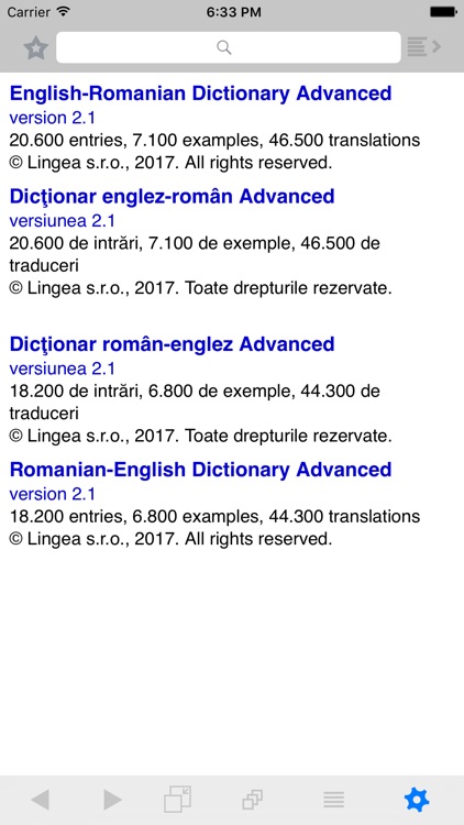 Lingea English-Romanian Advanced Dictionary