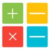 Math Flash Cards+-