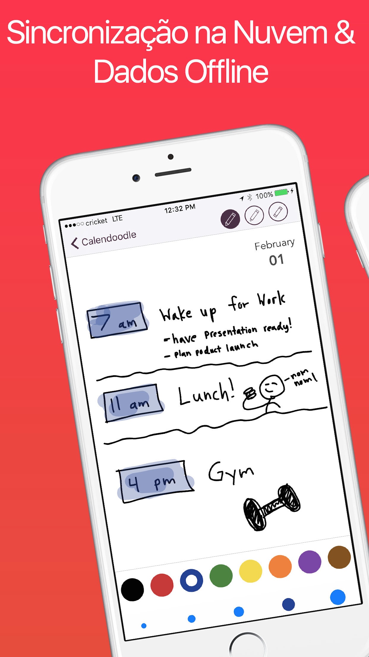 Screenshot do app Desenhe A Agenda