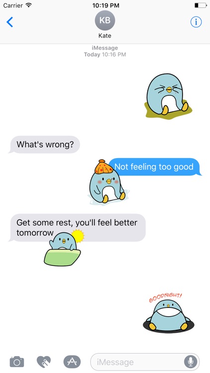 Just a Penguin Animated Stickers