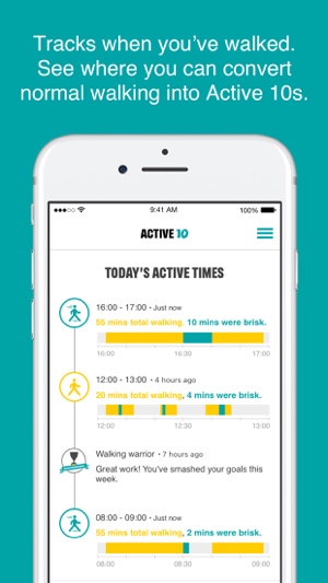 One You Active 10 Walk Tracker(圖2)-速報App