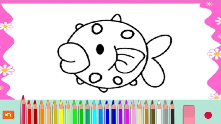 Shark tank and Sea animals coloring game for kid screenshot-4