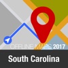 South Carolina Offline Map and Travel Trip Guide