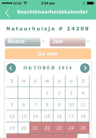 Verhuurbeheer - Natuurhuisje screenshot 2