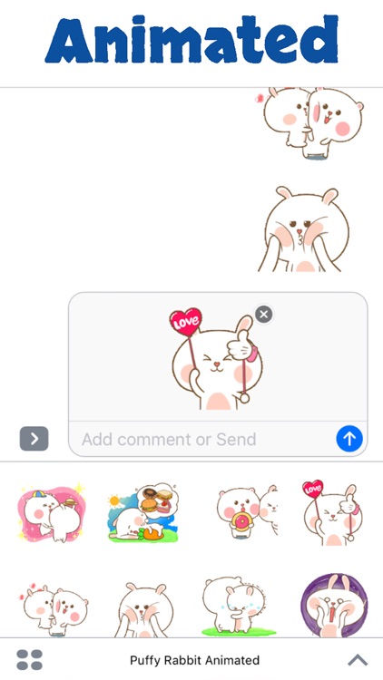 Bear and Rabbit Love Animated