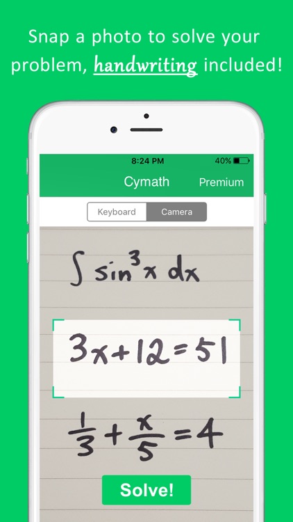 Cymath - Math Problem Solver and Homework Help