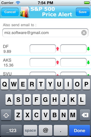 S&P 500 Price Alert screenshot 4