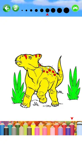 Game screenshot Jurassic Dinosaurs Coloring Pages Game mod apk