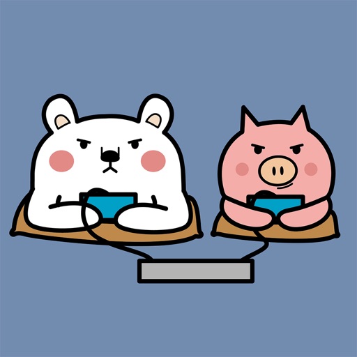 Animated PIg and BEAr Stickers Icon