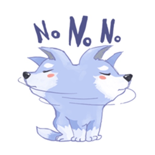 Cute Little Wolf Stickers icon