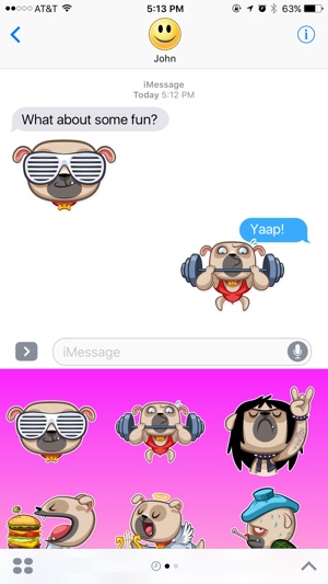 Pug Emotions Stickers(圖2)-速報App