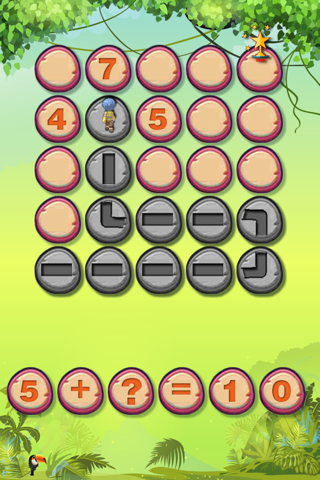 美国经典儿童数学游戏-迷失丛林 screenshot 4