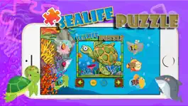 Game screenshot Sea life Jigsaw Collection Learning For Kids apk