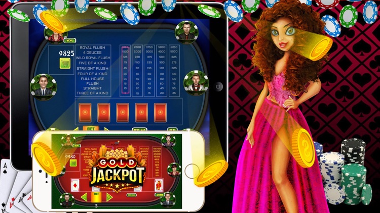 Video Poker Lucky Vegas Holdem Bonanza - HD