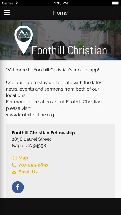 Foothill Christian of Napa, CA