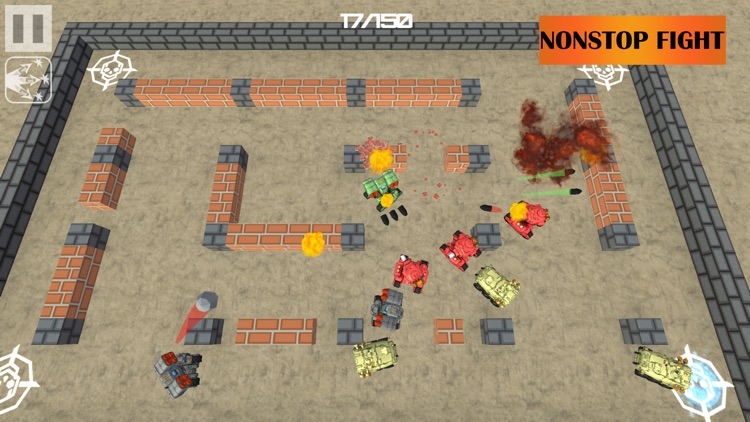 Crazzy Tank Battles - 3D Tank screenshot-0