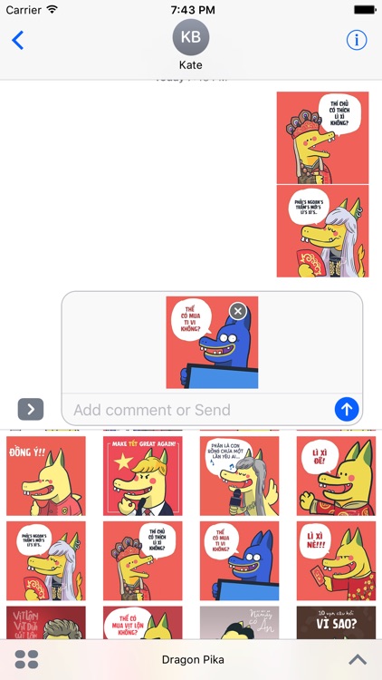 Dragon Pika - Stickers - Emoji - Emoticons