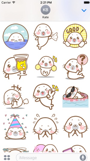 Baby Seal for iMessage Sticker(圖2)-速報App