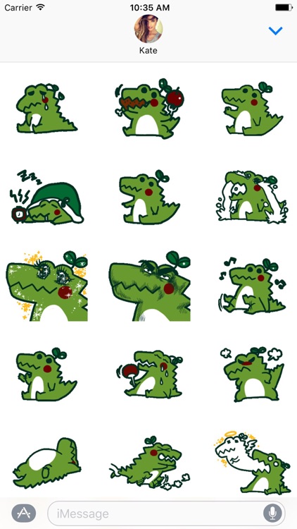 Treehead The Cute Crocodile Stickers